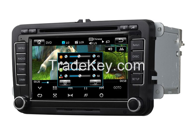 Autoradio player for Skoda fabia Octavia Roomster with RDS iPod bluetooth DVD SD USB mirror link function M-610