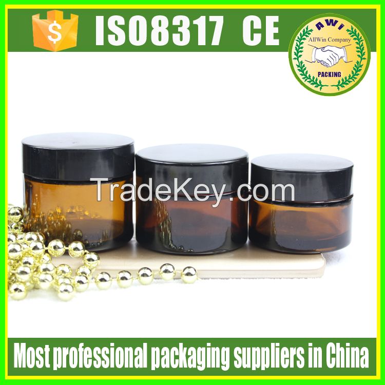 2016 New style 30ml OEM mini bamboo cream jar