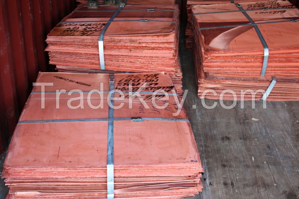 Copper Cathode 99.97 - 99.99%