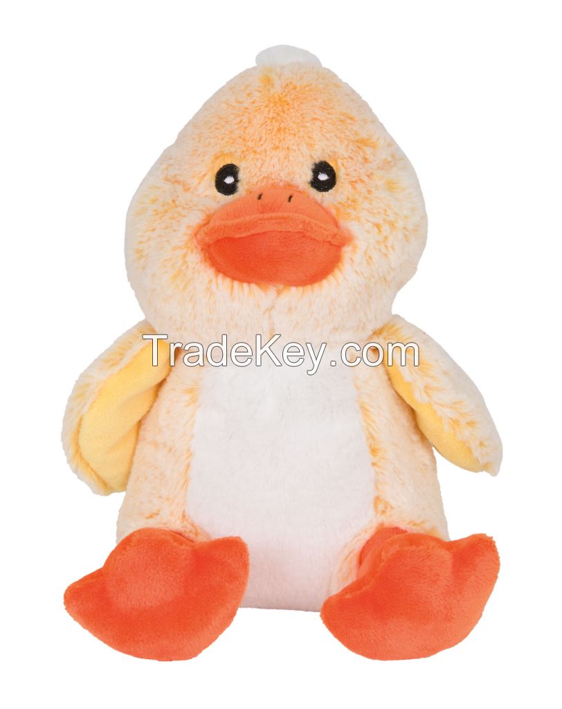 Kellytoy Pet Toy 7" Two Tone Duck w/ Squeaker