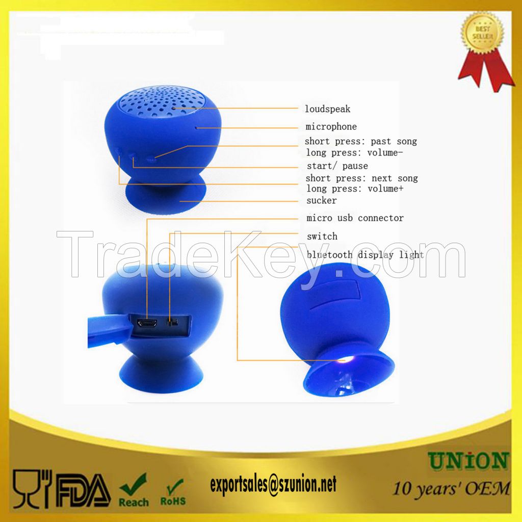 customization waterproof  silicone sleeve for bluetooth loudspeak