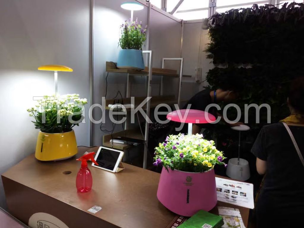 indoor smart garden hydroponic flower and herb grow system