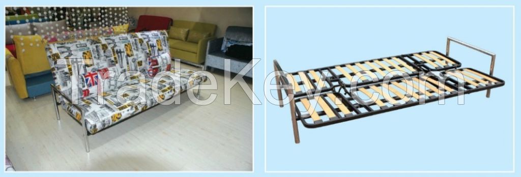 Top quality queen size plywood sofa bed mechanism frame A031