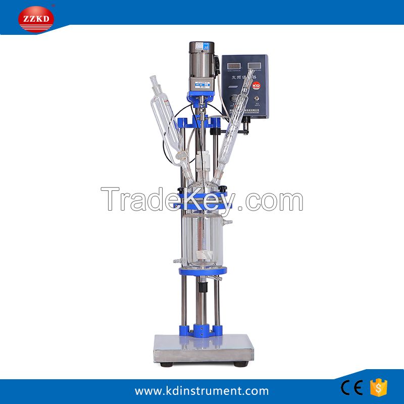 20L Laboratory Jacketed Chemicals Glass Reactor China Supplier