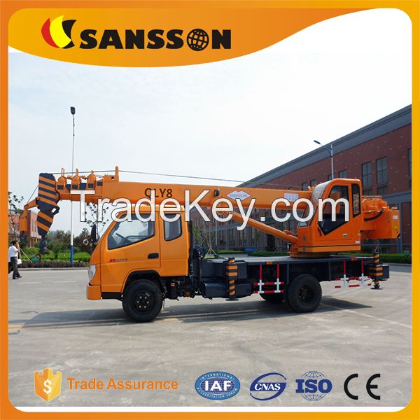 Shandong sansson QLY8 truck crane mobile 8 tons