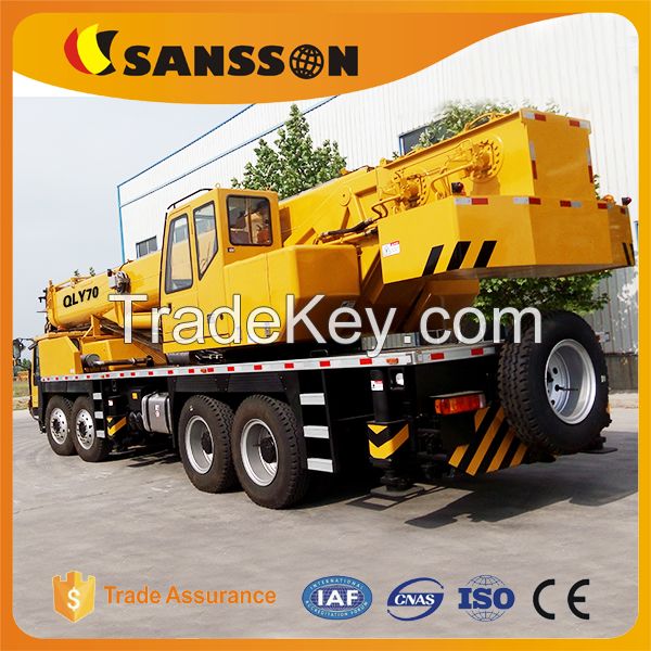 Shandong sansson QLY70 truck crane mobile 70 tons