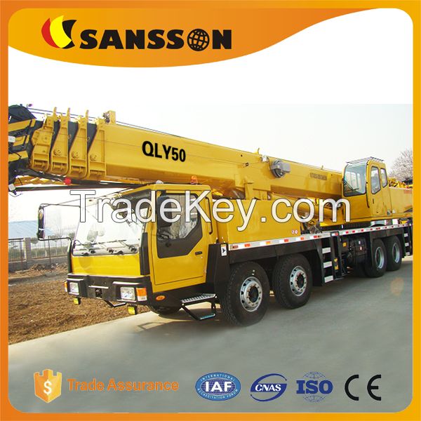 Shandong sansson QLY50 truck crane mobile 50 tons