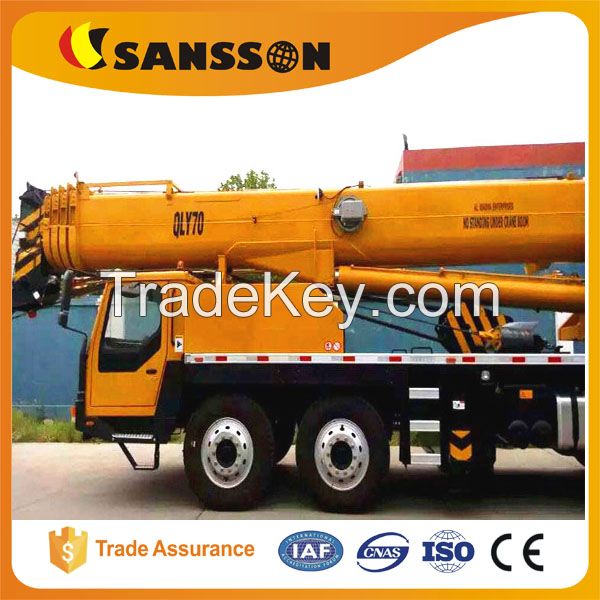 Shandong sansson QLY70 truck crane mobile 70 tons