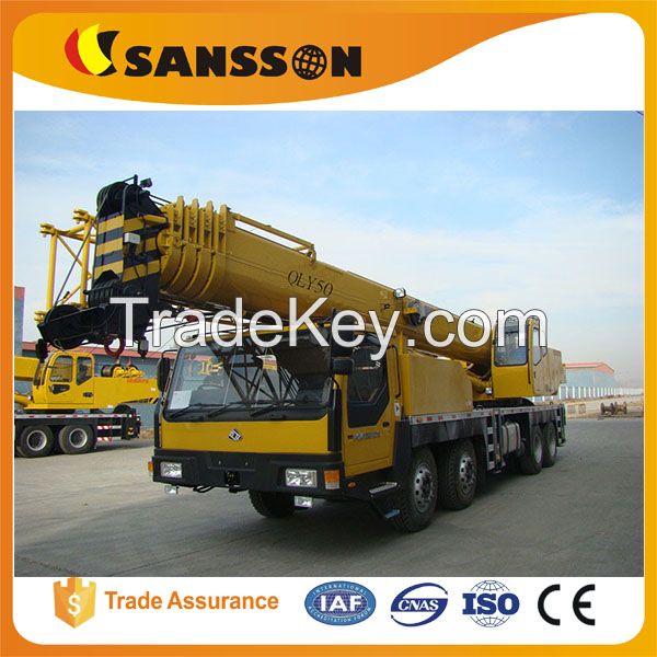 Shandong sansson QLY50 truck crane mobile 50 tons