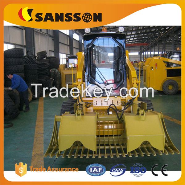 Sansson hot selling small 1 tons skid steering loaders