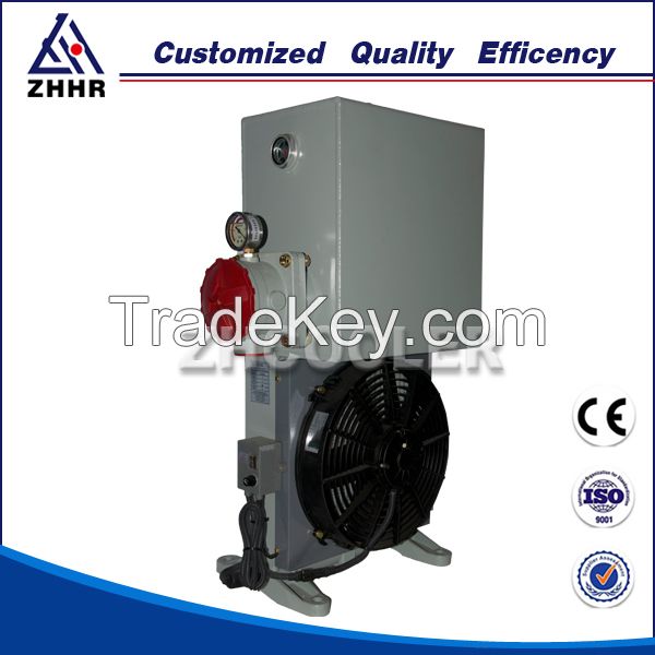 Aluminum plate fin oil cooler heat exchanger