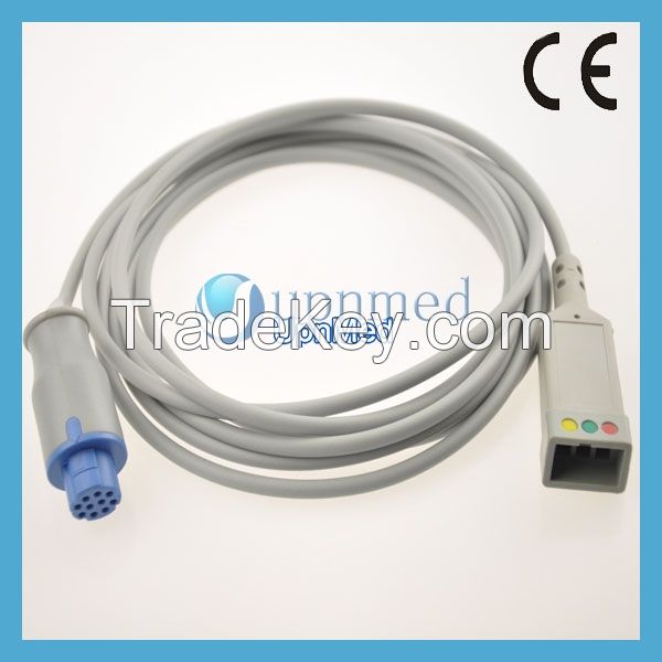 Datex 10 pins 3-lead ecg trunk cable,IEC,U306-12C3I