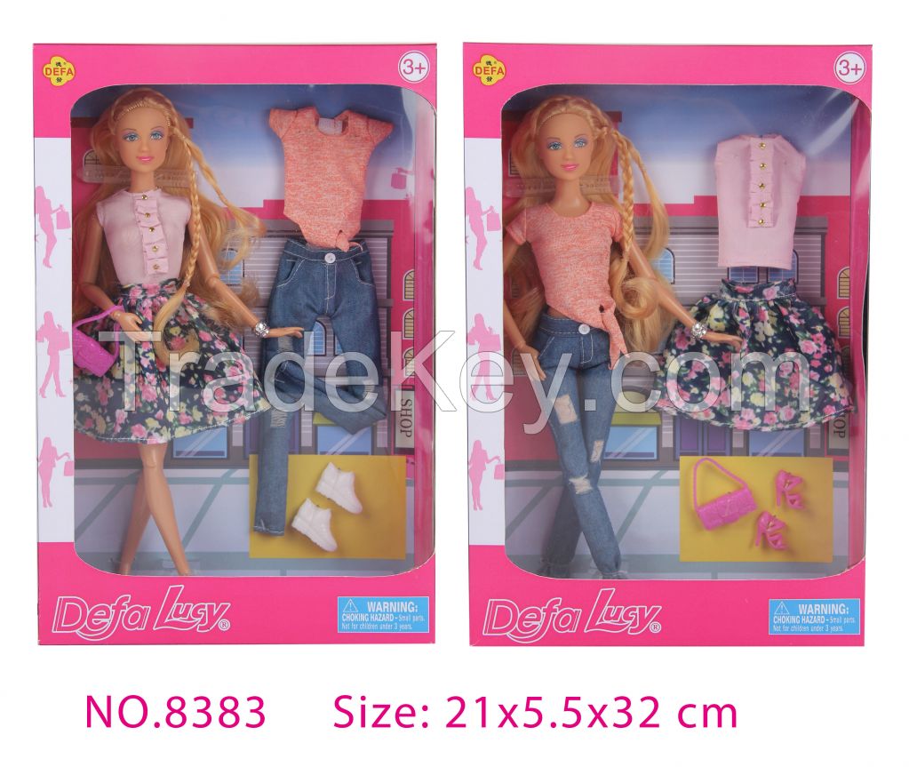 2018 latest  11.5'' dress up Lucy doll with EN71 and ASTM test report