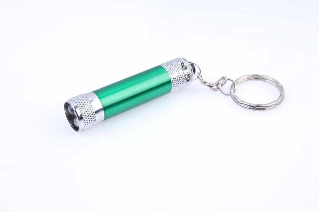 mini flashlight keychain led projector keyring key holder