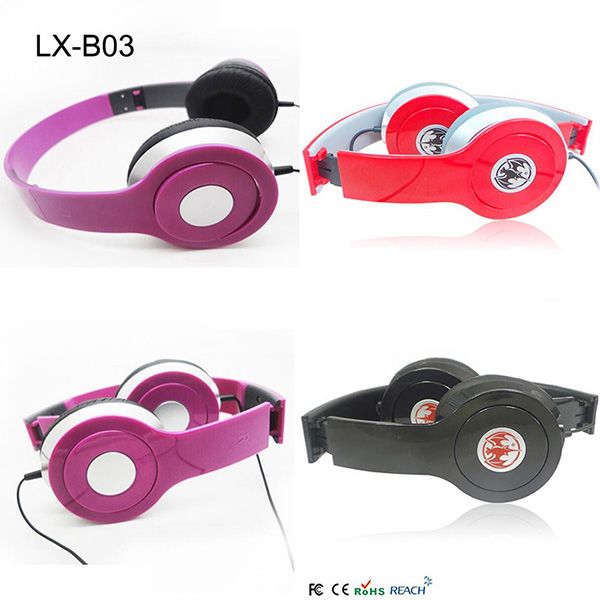 Hot design foldable wired Headphone can be printed logo acc.to RoHS CE 4104