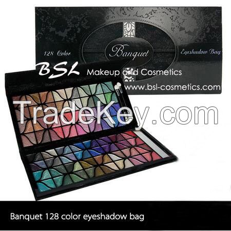 128 Colors Eyeshadow Pad Makeup Palette Handbag Style Beauty Products