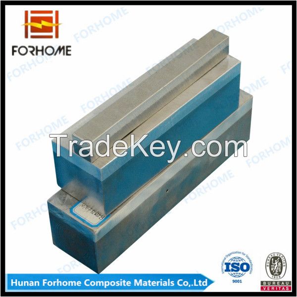 Aluminum-stainless steel transition joint for shipbuilding