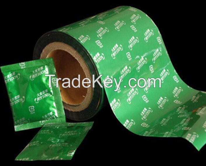 New style printed laminated foil roll film for seed pacakging