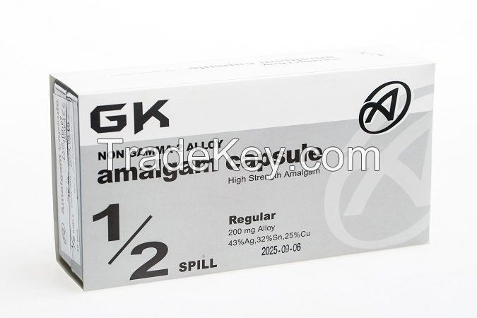 GK dental Amalgam capsules 1/2 spill 200mg