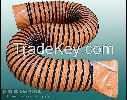 pvc spiral fire retardant flexible duct hose