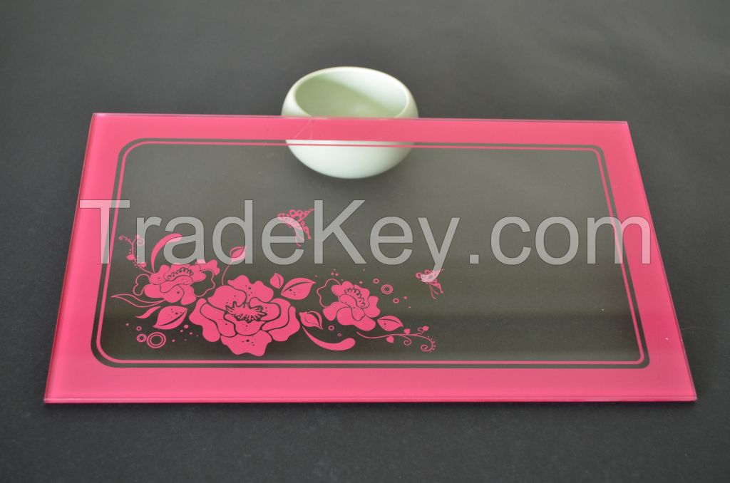 Silk screen glass