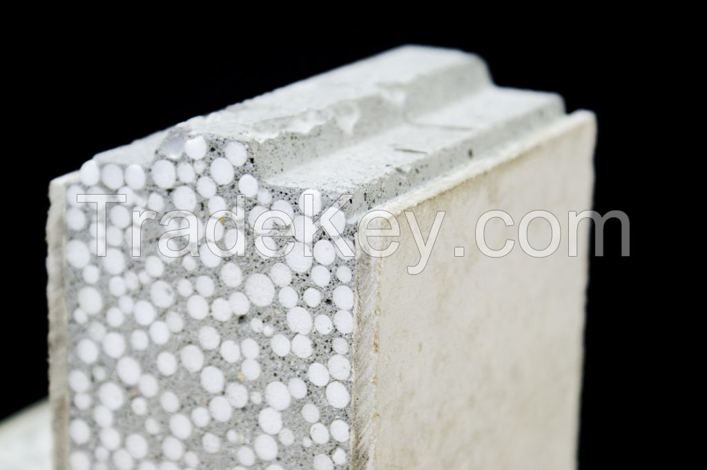 High strength eps cement sandwich panel with calcium silicate board