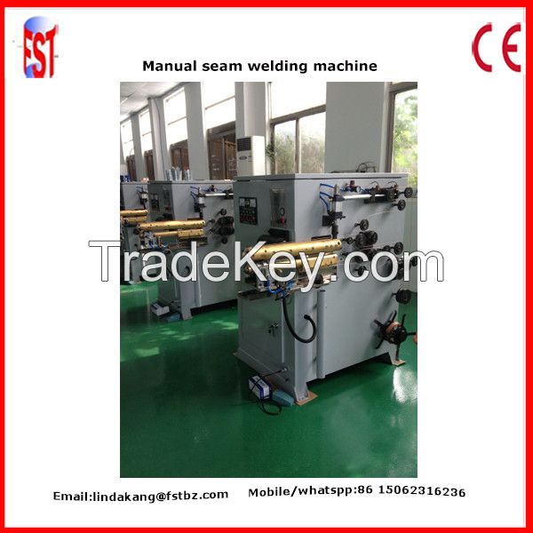 Manual forward side can body seam welders