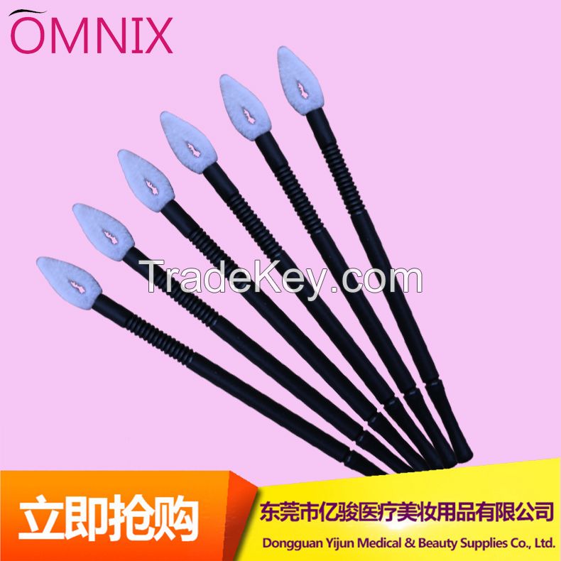 Factory in stock wholesale new model disposable lip gloss brush Lipstick Gloss Wands Applicator Brush Makeup Tool Heart shape