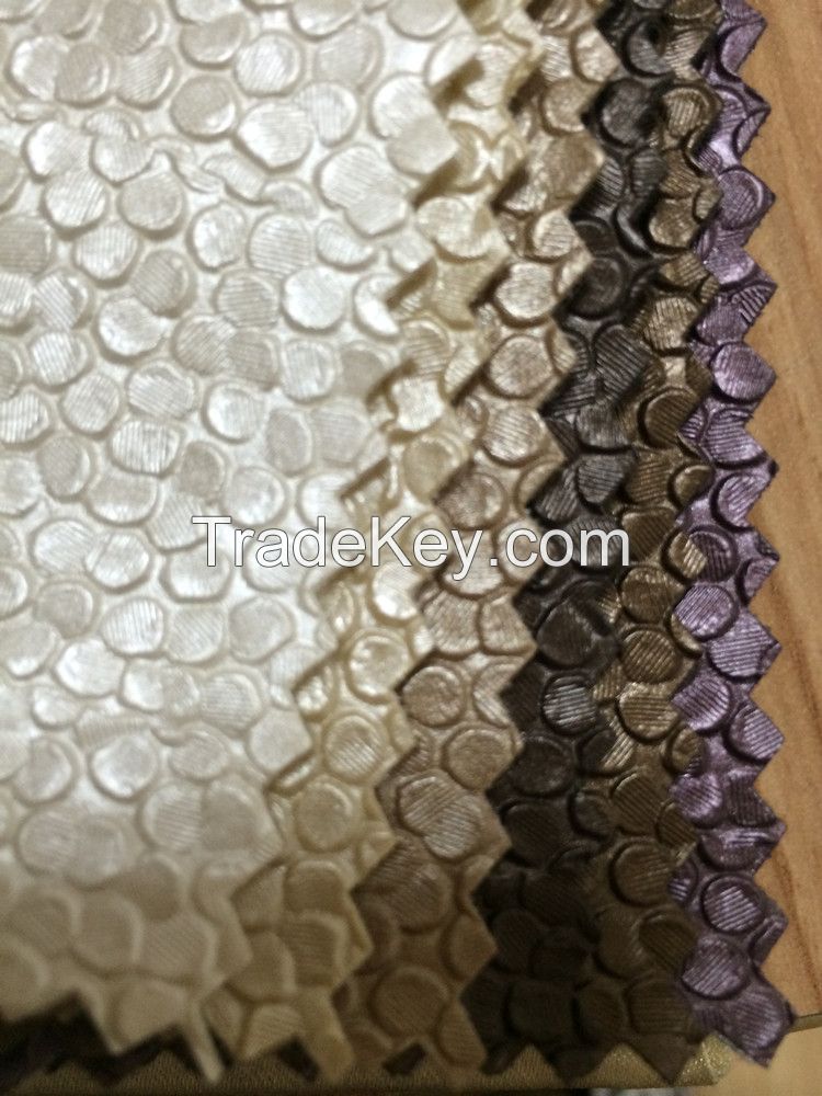 Pvc pu artifical knitted and cloth backing bag leather Huahong PVC Synthetic Artificial Leather