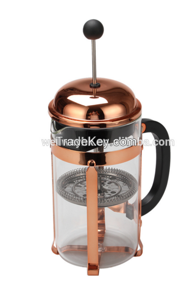 copper painting Amazon 34oz  Borosilicate Glass French Coffee