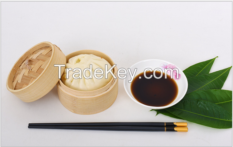 Bamboo steamer bamboo basket bamboo food and beverage holder 