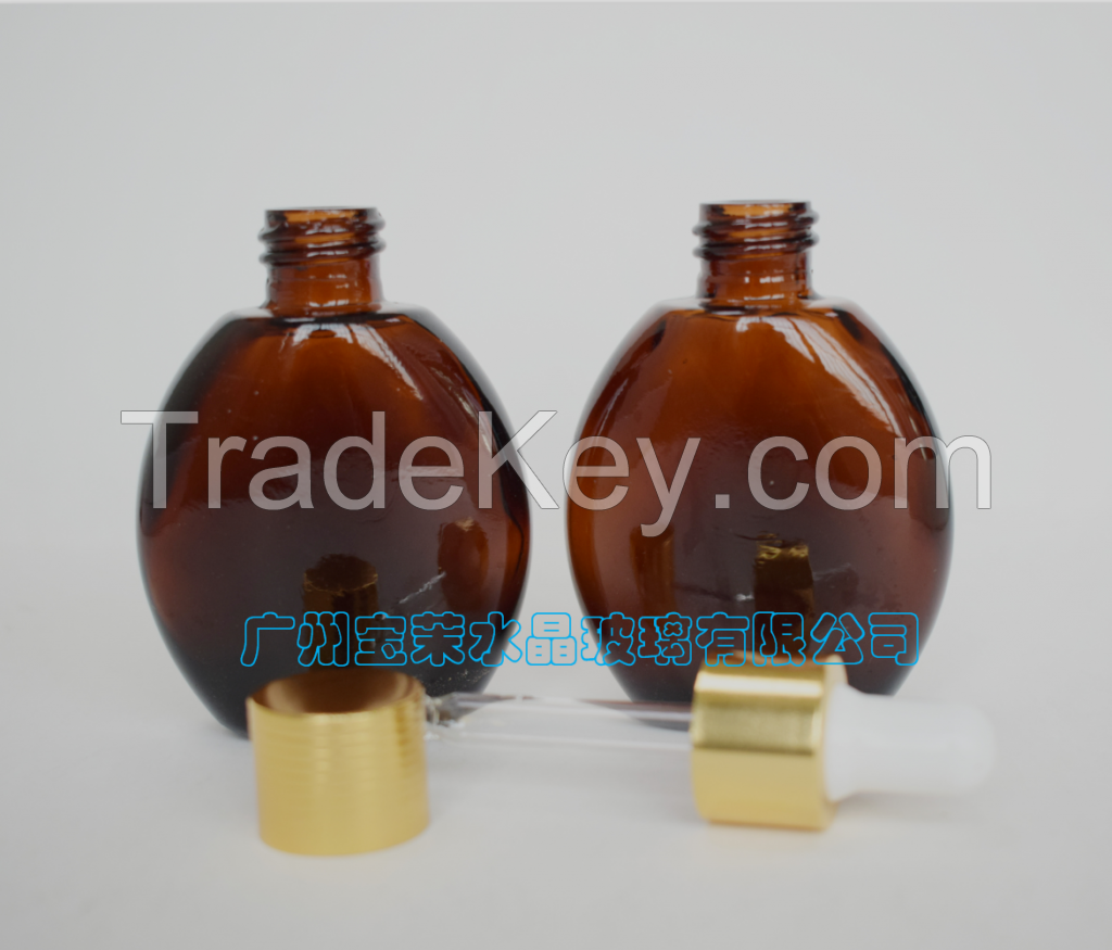 Sell 1 oz amber glass bottle for essential oil 