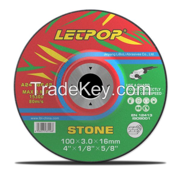 T42 Abrasive Cutting and Grinding Wheels for Stone with MPA, EN12413