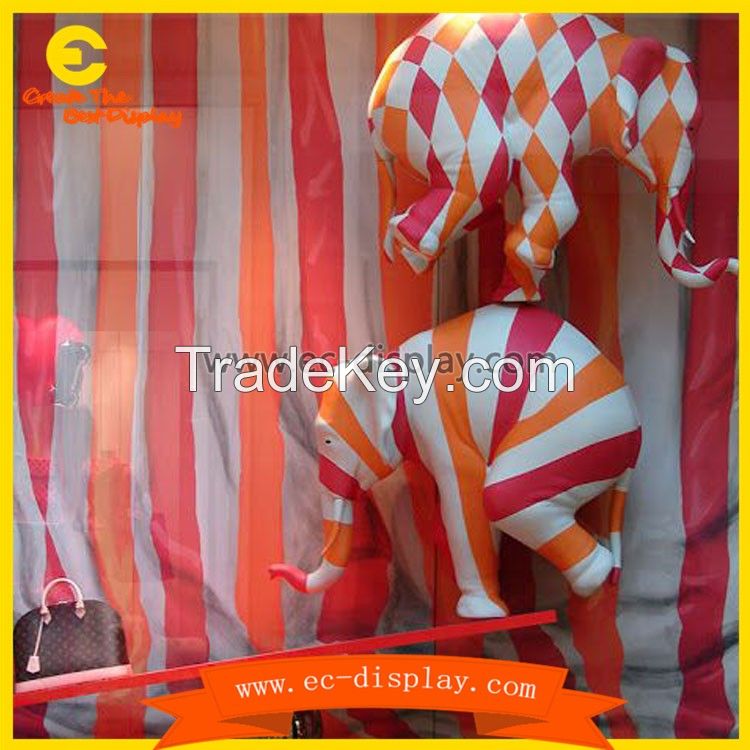 Louis Vuitton Brands window display props large fiberglass elephant st