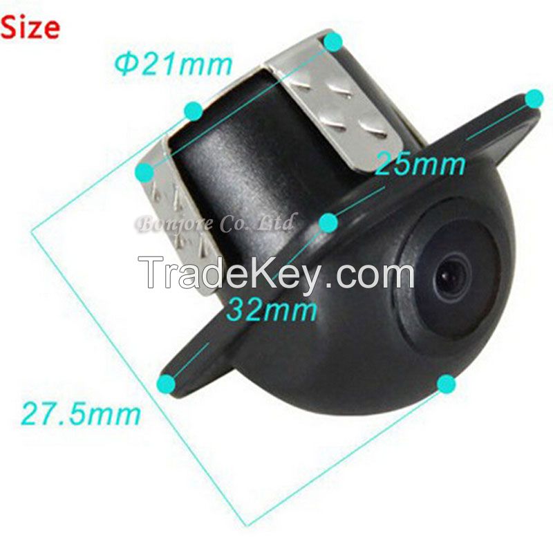 HD 170 Wide Angle Night Vision Reversing Camera Car Backup Color parking Camera,Free Shipping