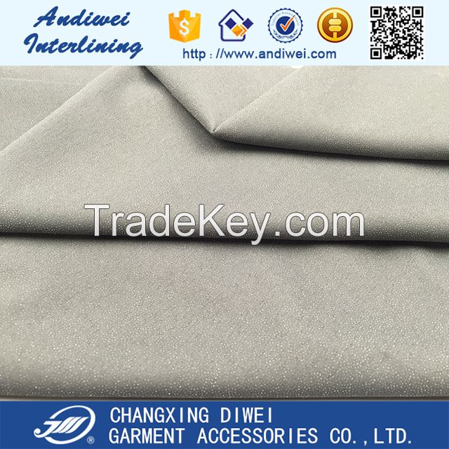 30D polyester woven fusible interlining fabric