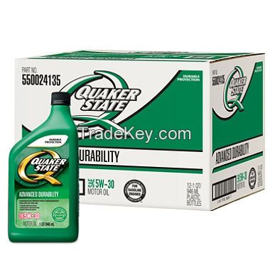 Quaker State 5W-30 Motor Oil - 1 Quart Bottles - 12 Pack