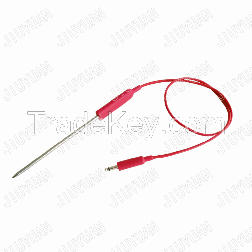 Meat probe sensor for oven/toaster/mircowave oven/bread machine