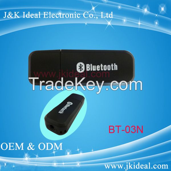 Bluetooth v4.0 aux car kit usb music audio receiver dongle adapter for speakers