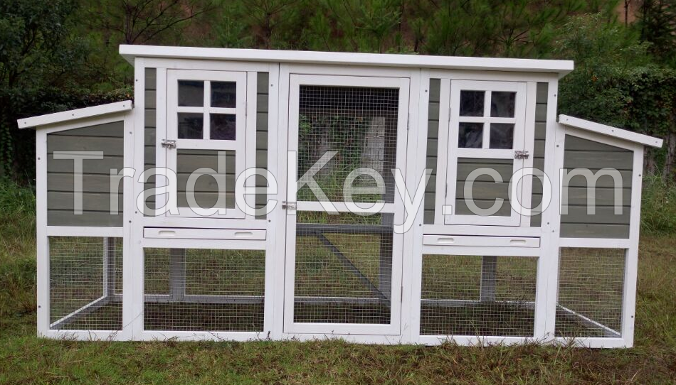 Outdoor Large Wooden Chicken Coop