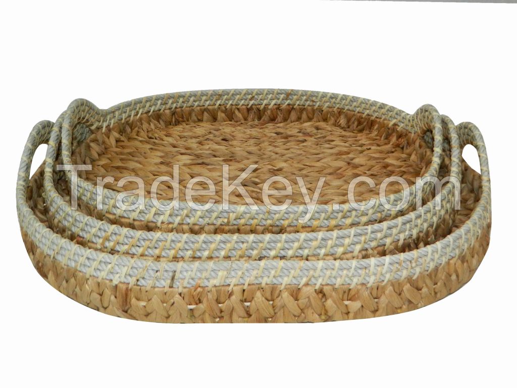 Bamboo/ Rattan/ Water hyacinth Serving trays 