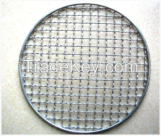 Copper/Galvanized Crimped Wire Mesh for Mining Screen/BBQ Mesh Grill