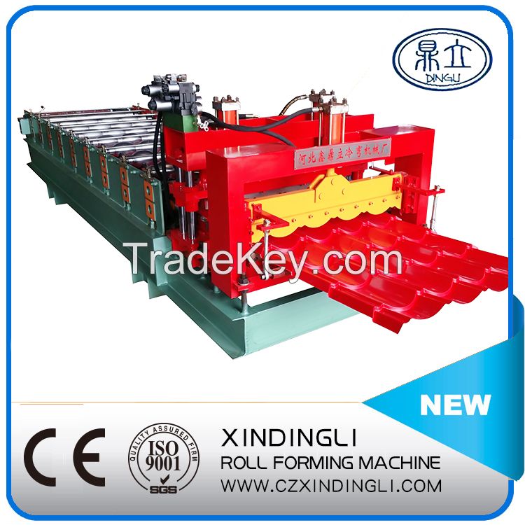 Glazed tile forming machine, step tile forming machine