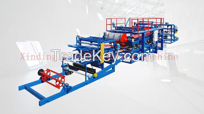 EPS and Rockwool sandwich panel making machine