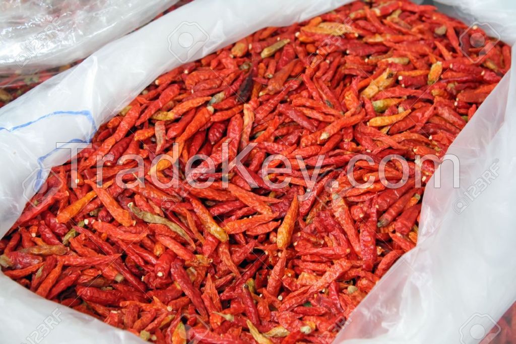 Whole Sale Bulk Spice Bird\&#039;s Eye Chilli