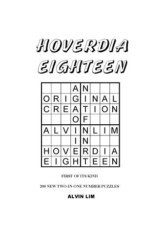 Hoverdia Eighteen : New 8x8 Logic Number Puzzle