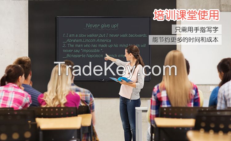 HOWSHOW 57-inch Lcd writing tablet black board drawing board new boogie board