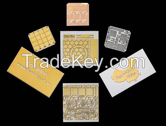 Alumina (AL2o3) ceramic substrates with Au plating