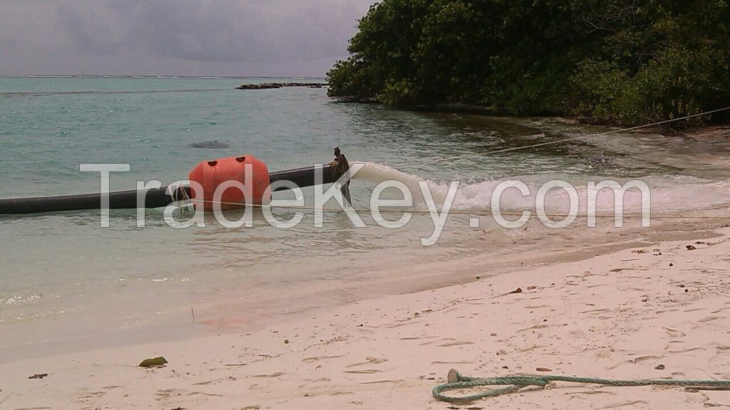 ploating pontoon for pipeline 