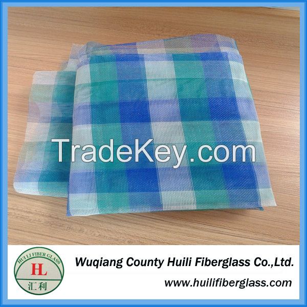 Fire Proof Pleated Invisiable Plastic Coated Window Fiberglass Insect Screen (Factory &amp;Exporter)